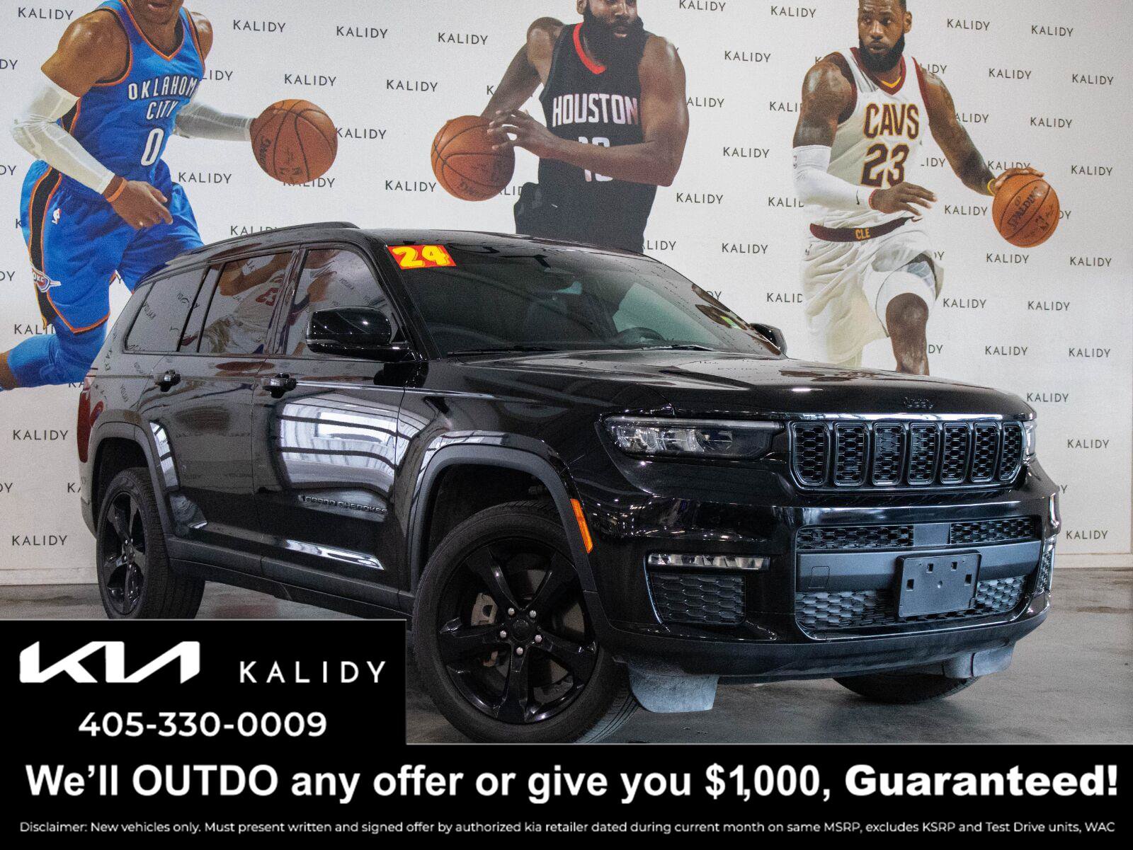 Used 2024 Jeep Grand Cherokee L Limited w/ Black Appearance Package RWD image 1