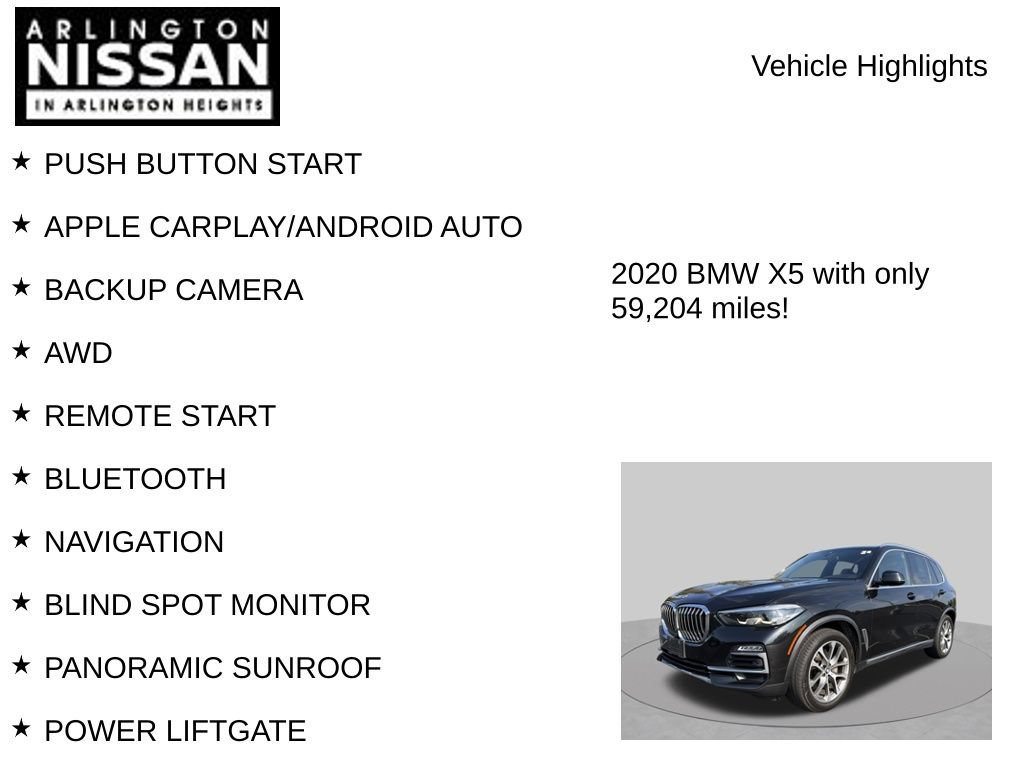 Used 2020 BMW X5 xDrive40i w/ Convenience Package AWD/4WD image 8