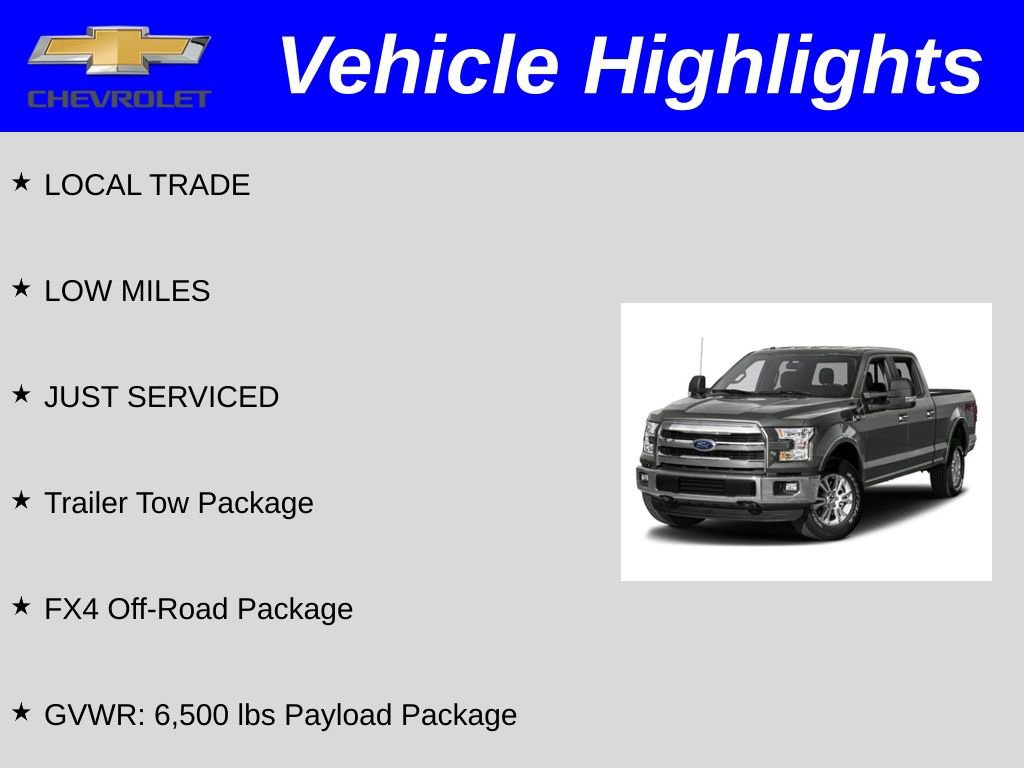 Used 2017 Ford F150 Lariat AWD/4WD image 2