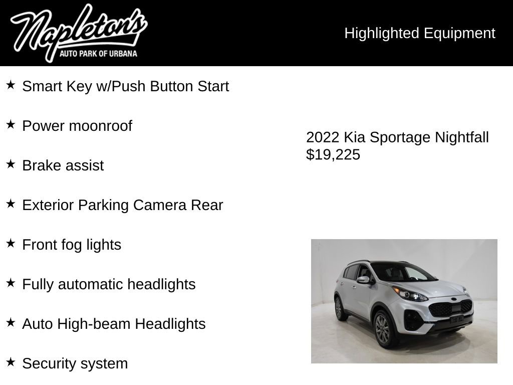 Used 2022 Kia Sportage Nightfall Edition w/ Nighfall AWD Premium Package image 17