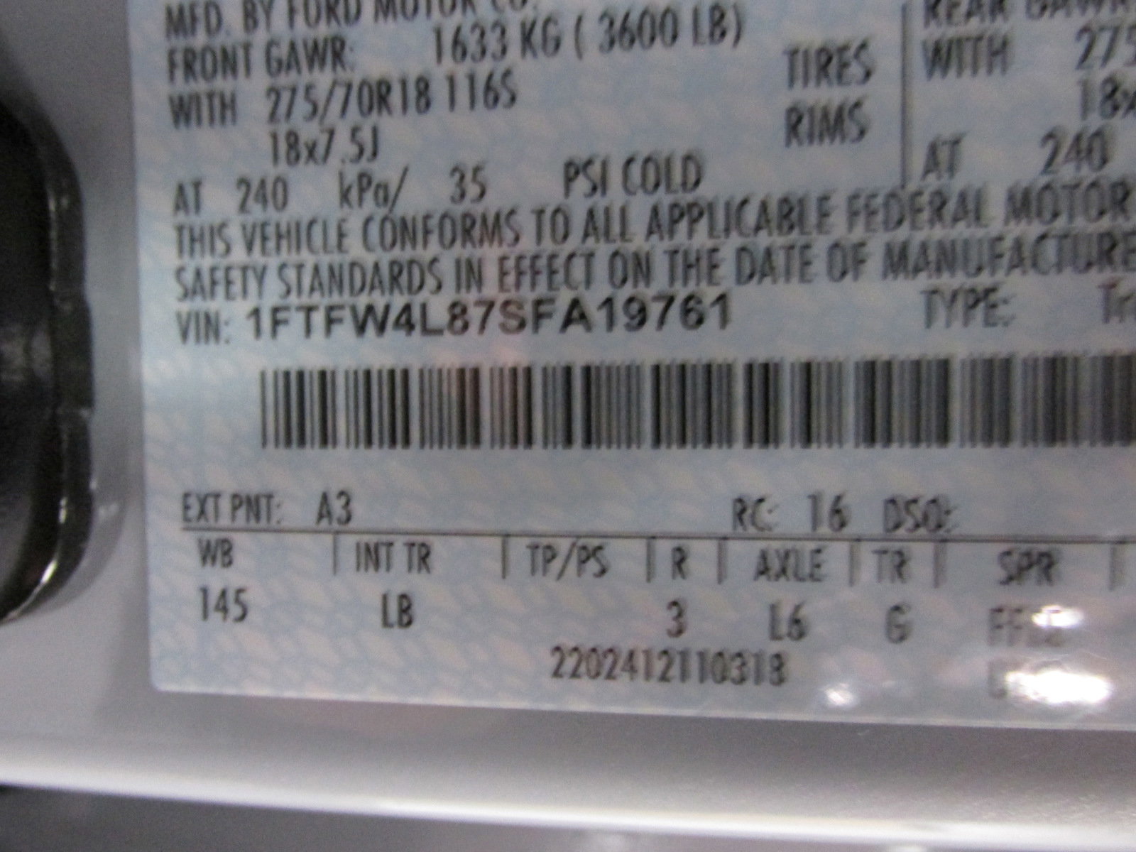 New 2025 Ford F150 Tremor w/ Bed Utility Package image 42