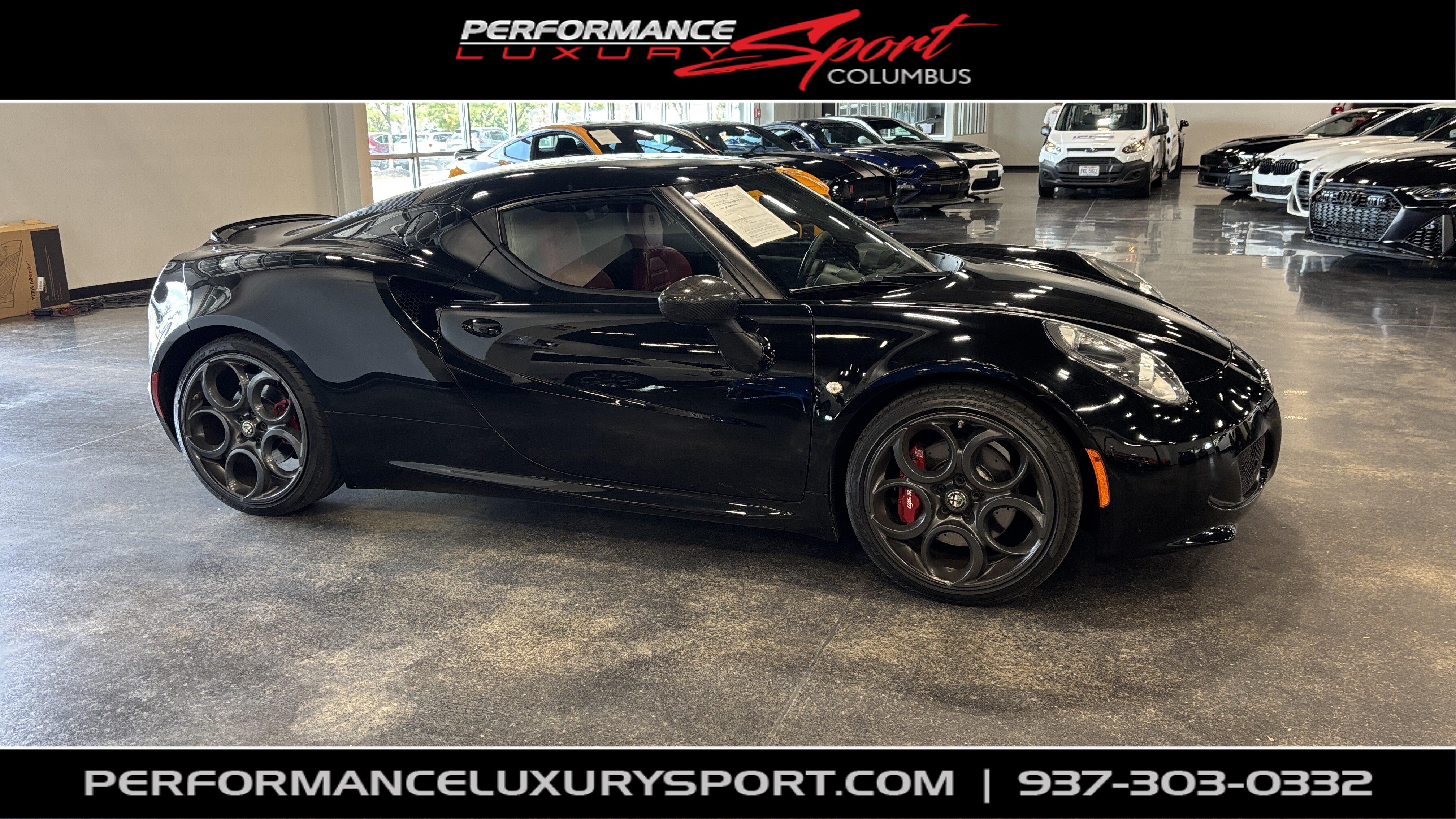 Used 2015 Alfa Romeo 4C Coupe w/ Leather Interior Group