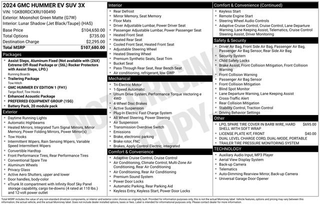 Used 2024 GMC Hummer EV 3X AWD/4WD image 7