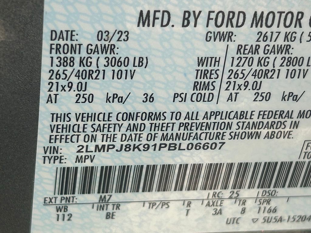 Used 2023 Lincoln Nautilus Reserve w/ Equipment Group 202A image 57