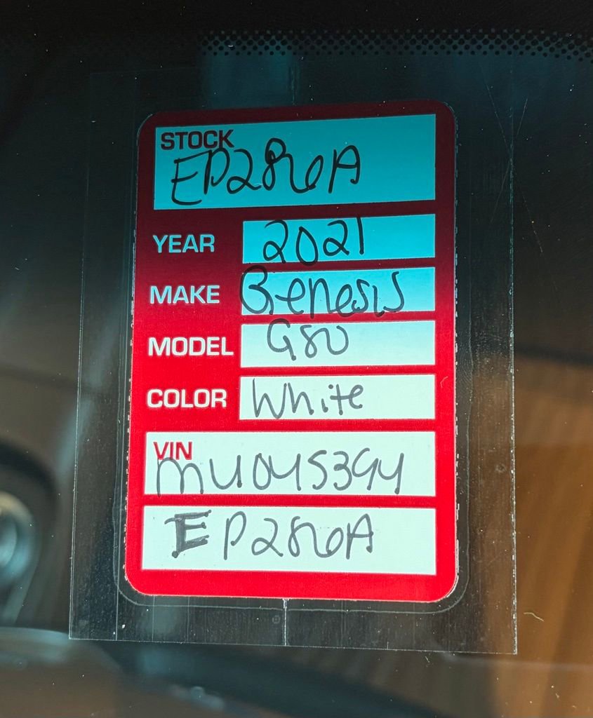 Used 2021 Genesis G80 3.5T w/ Prestige Package AWD/4WD image 25