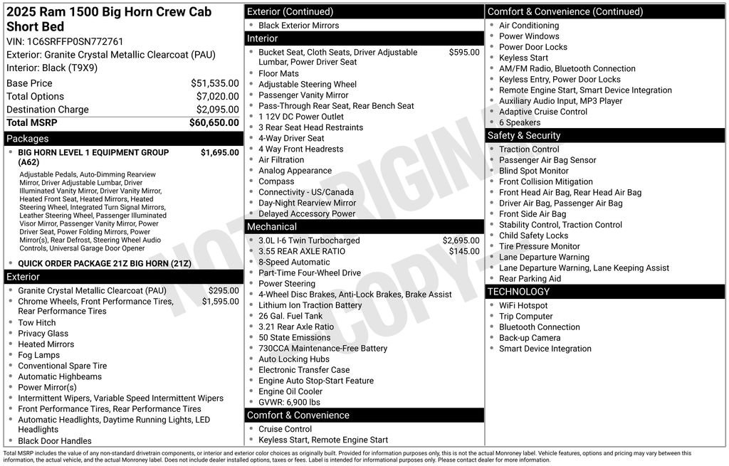 New 2025 RAM 1500 Big Horn image 15