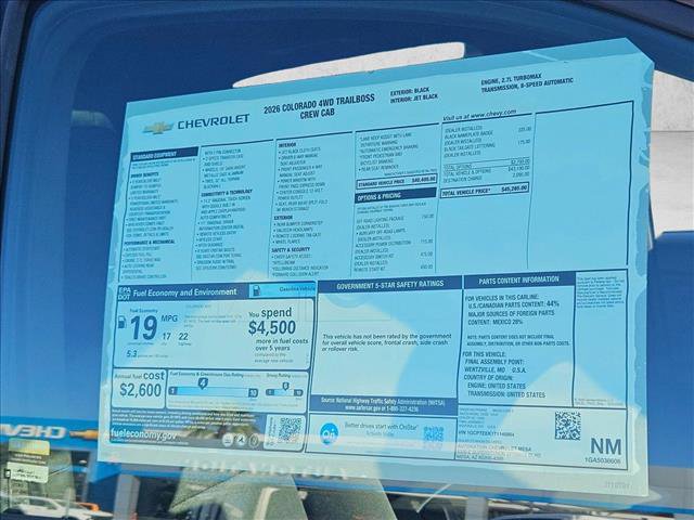 New 2026 Chevrolet Colorado Trail Boss image 18