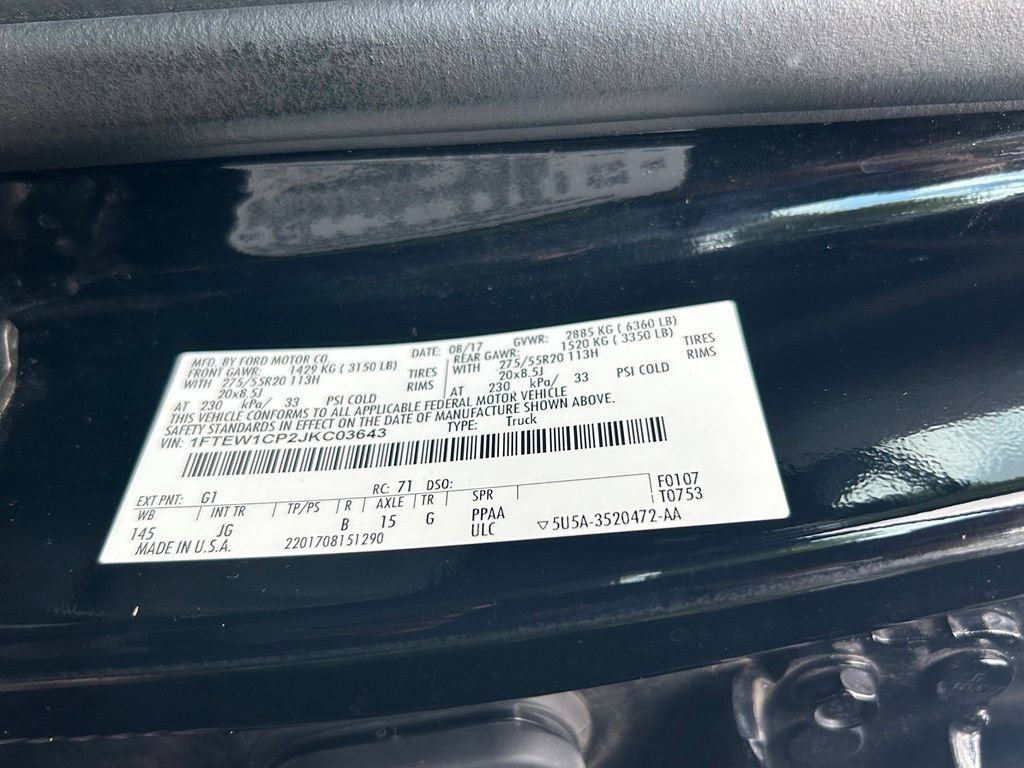 Used 2018 Ford F150 XL w/ Equipment Group 101A Mid RWD image 42