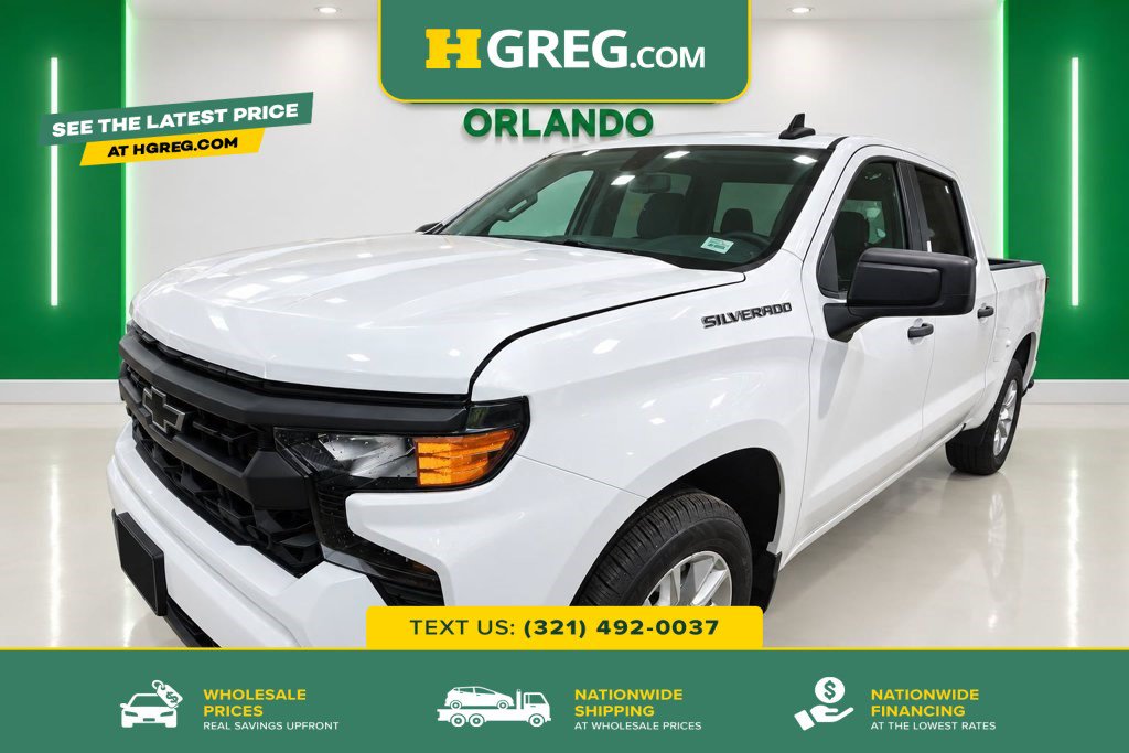 Used 2022 Chevrolet Silverado 1500 Custom RWD image 1