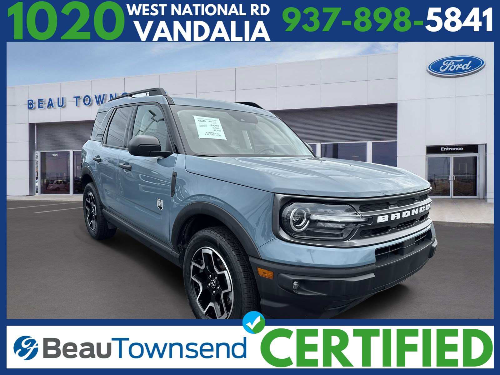 Certified 2022 Ford Bronco Sport Big Bend w/ Convenience Package