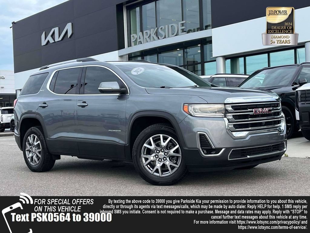 Used 2021 GMC Acadia SLT w/ Technology Package AWD/4WD image 1