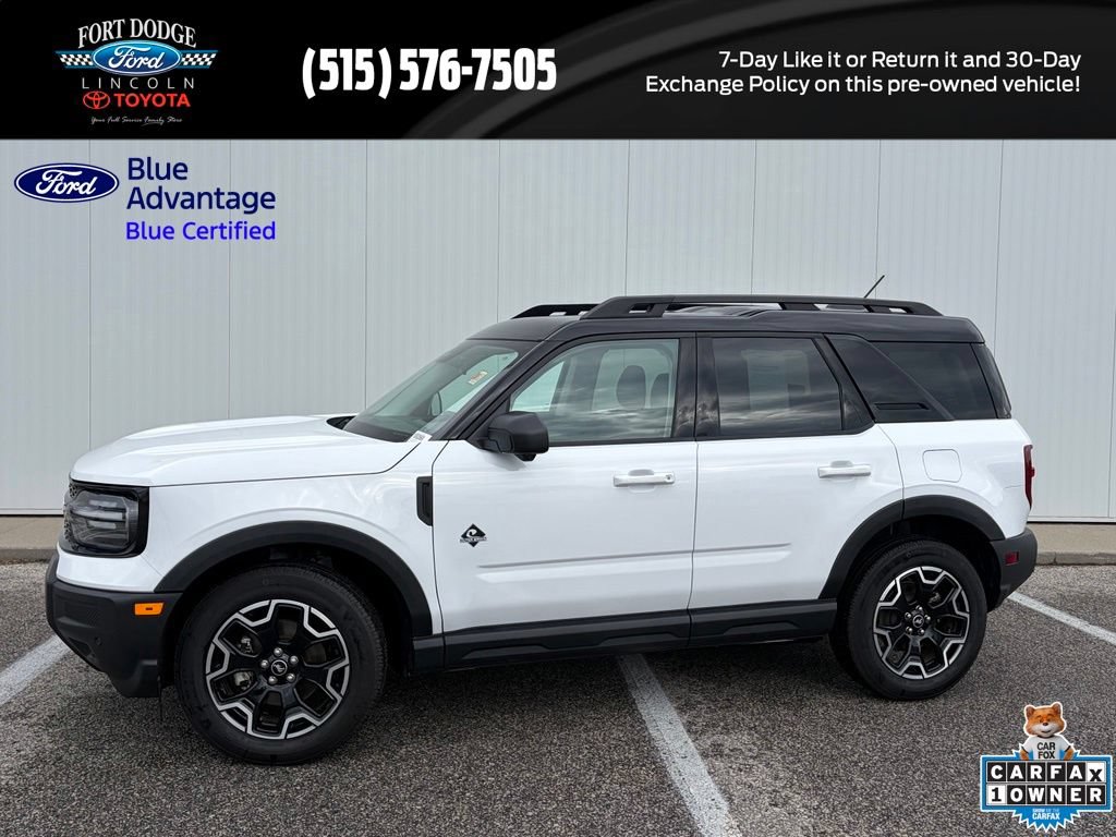 Certified 2025 Ford Bronco Sport Outer Banks w/ Outer Banks Tech Package+ AWD/4WD image 1