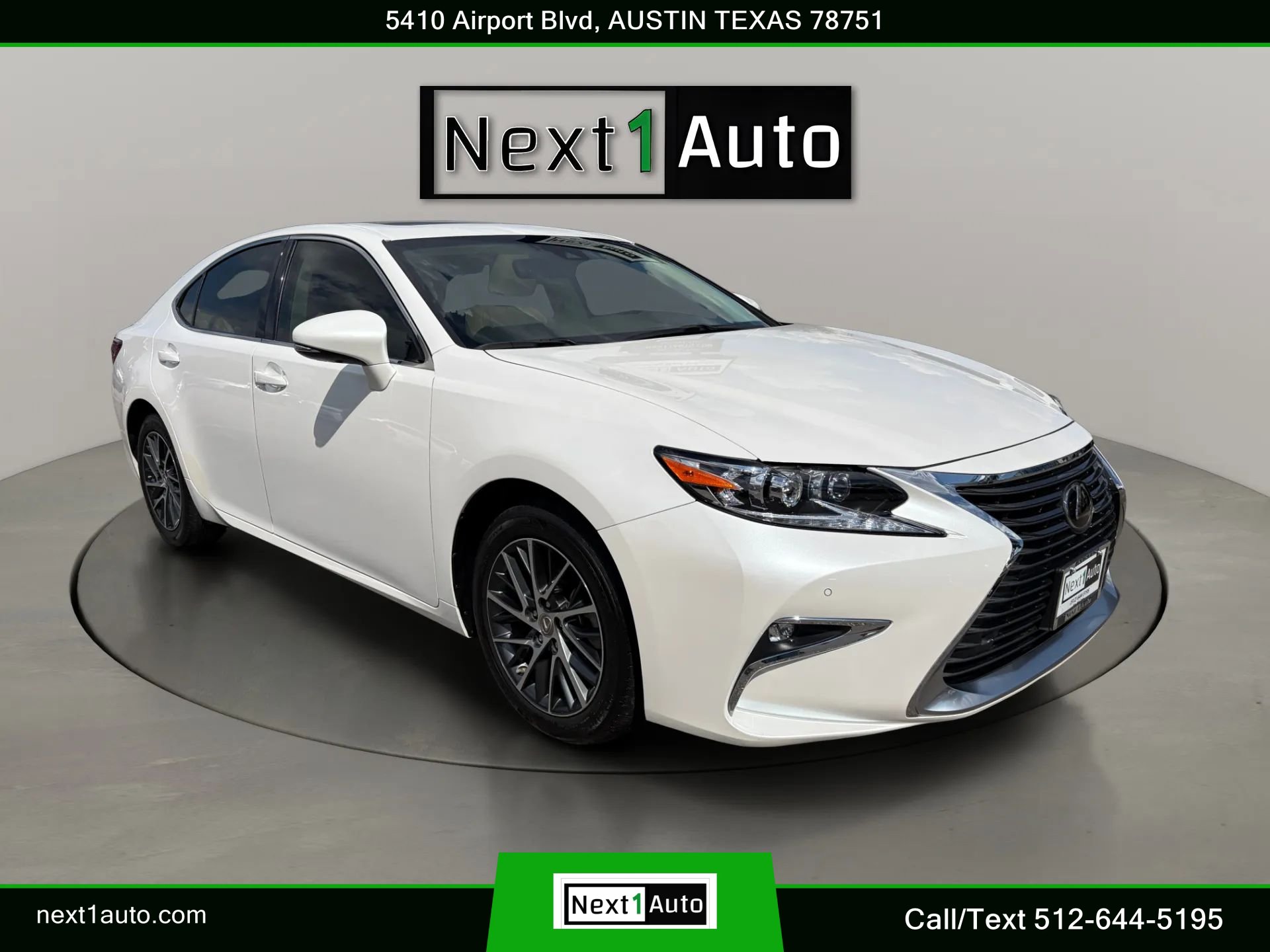 Used 2018 Lexus ES 350 w/ Luxury Package w/Wood Trim FWD image 3