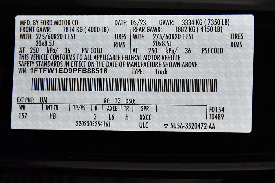 Used 2023 Ford F150 Lariat w/ Equipment Group 502A High AWD/4WD image 17