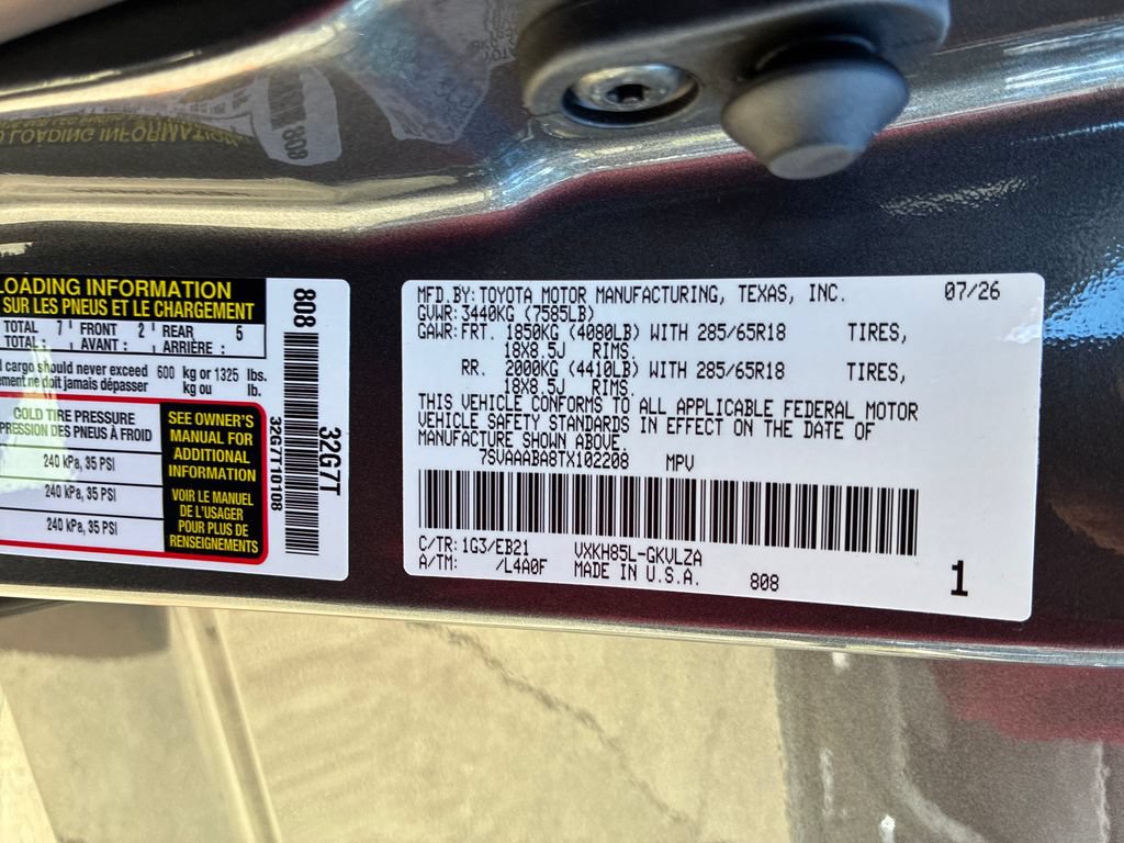 New 2026 Toyota Sequoia TRD Pro AWD/4WD image 56