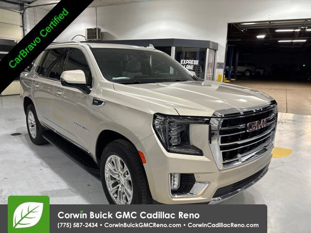 Certified 2021 GMC Yukon SLT w/ SLT Luxury Plus Package AWD/4WD image 3