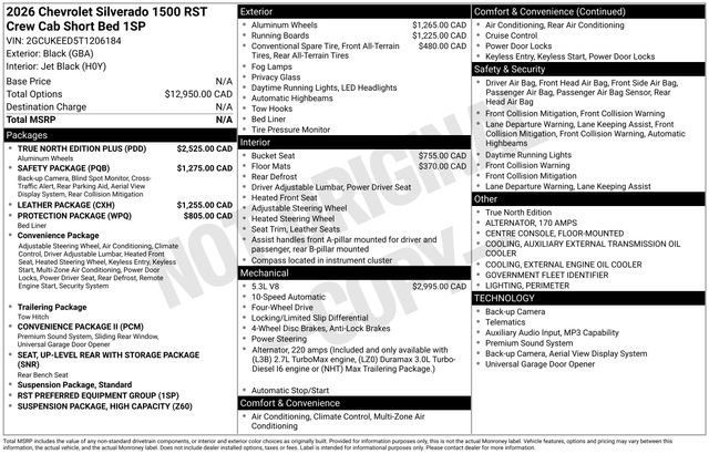 New 2026 Chevrolet Silverado 1500 RST w/ All Star Edition Plus AWD/4WD image 4