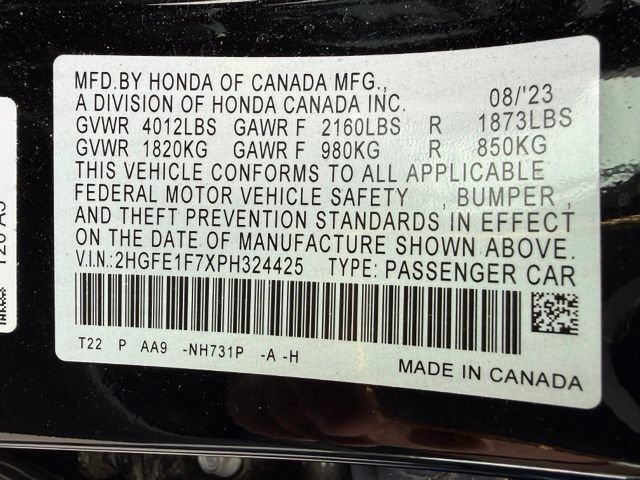 Used 2023 Honda Civic EX image 10