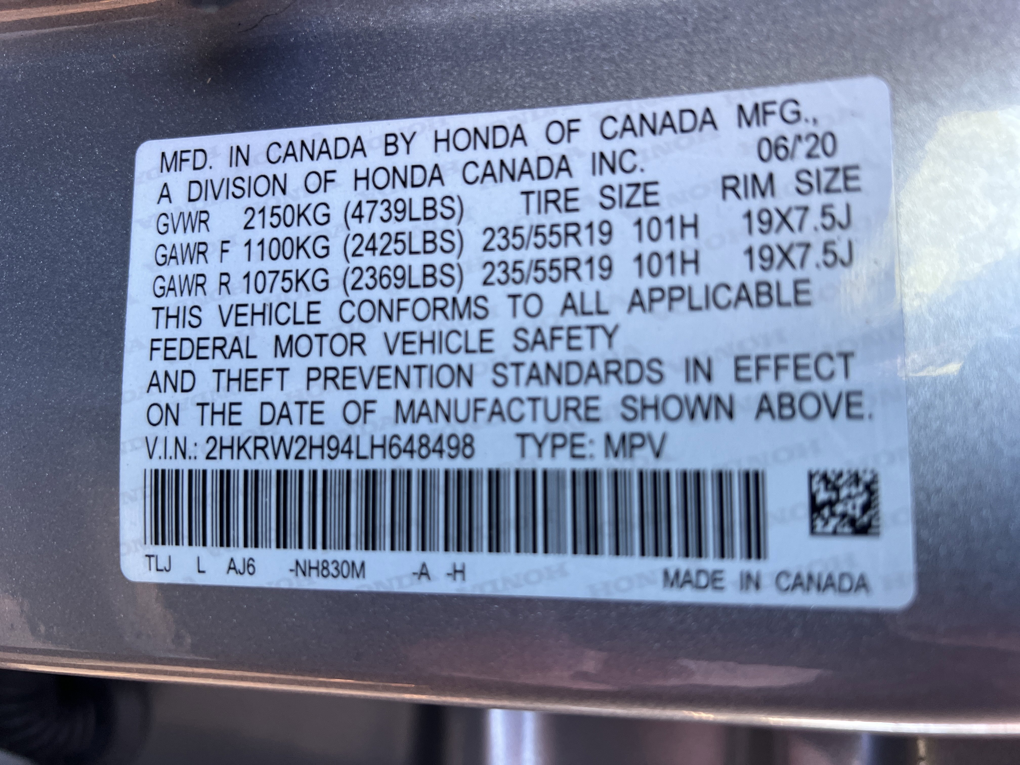 Used 2020 Honda CR-V Touring image 35