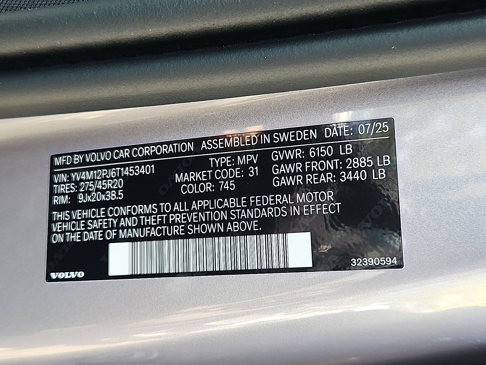 Used 2026 Volvo XC90 B5 Core w/ Protection Package image 26