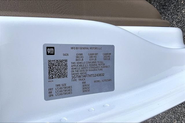 New 2026 GMC Savana 2500 w/ Driver Convenience Package RWD image 13