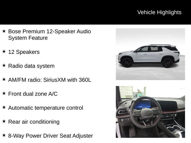 New 2026 Chevrolet Traverse RS image 27