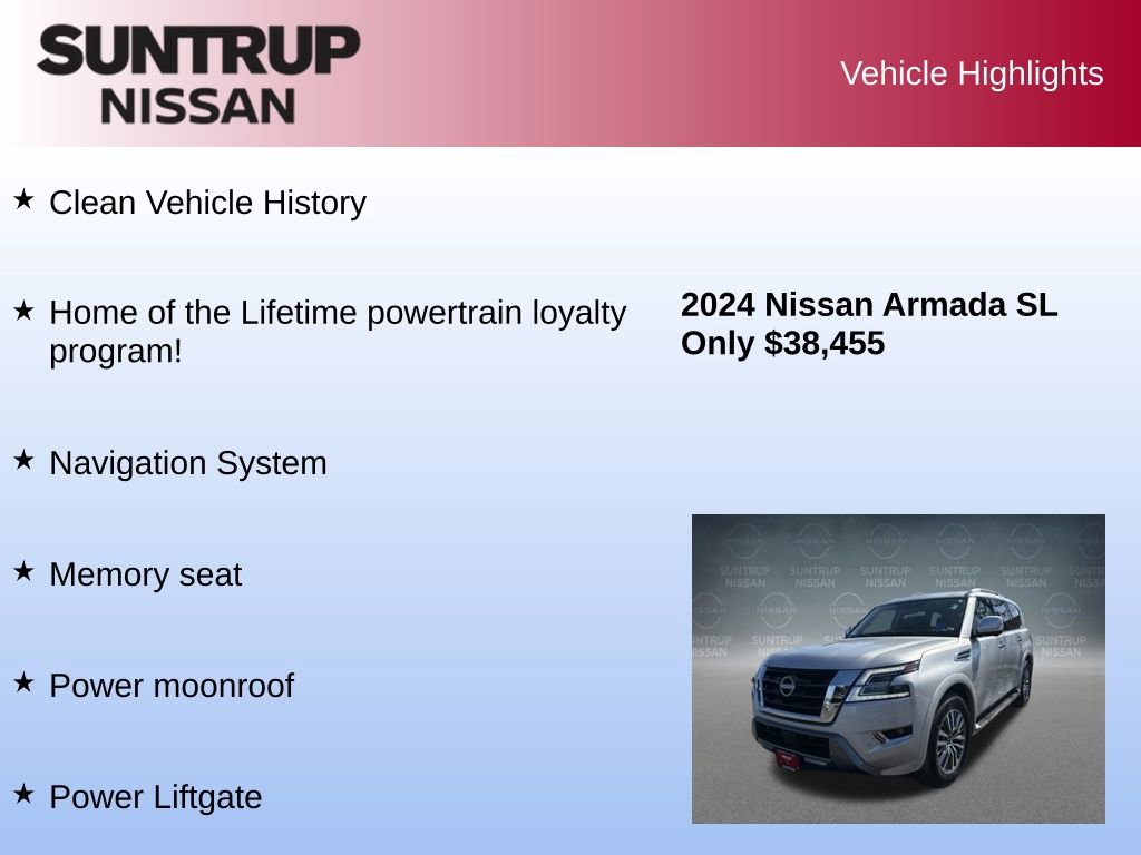 Used 2024 Nissan Armada SL image 8