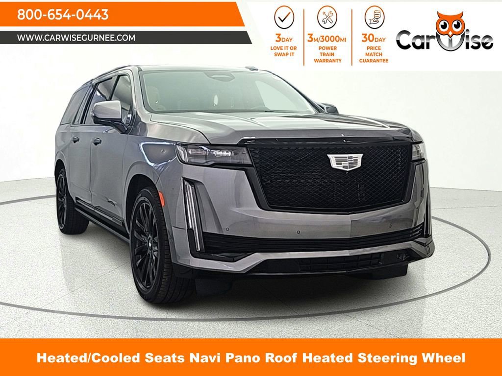 Used 2021 Cadillac Escalade ESV Sport w/ Driver Assist Tech Package AWD/4WD image 1