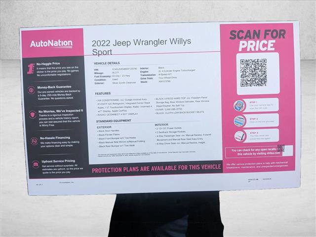 Used 2022 Jeep Wrangler Sport image 22