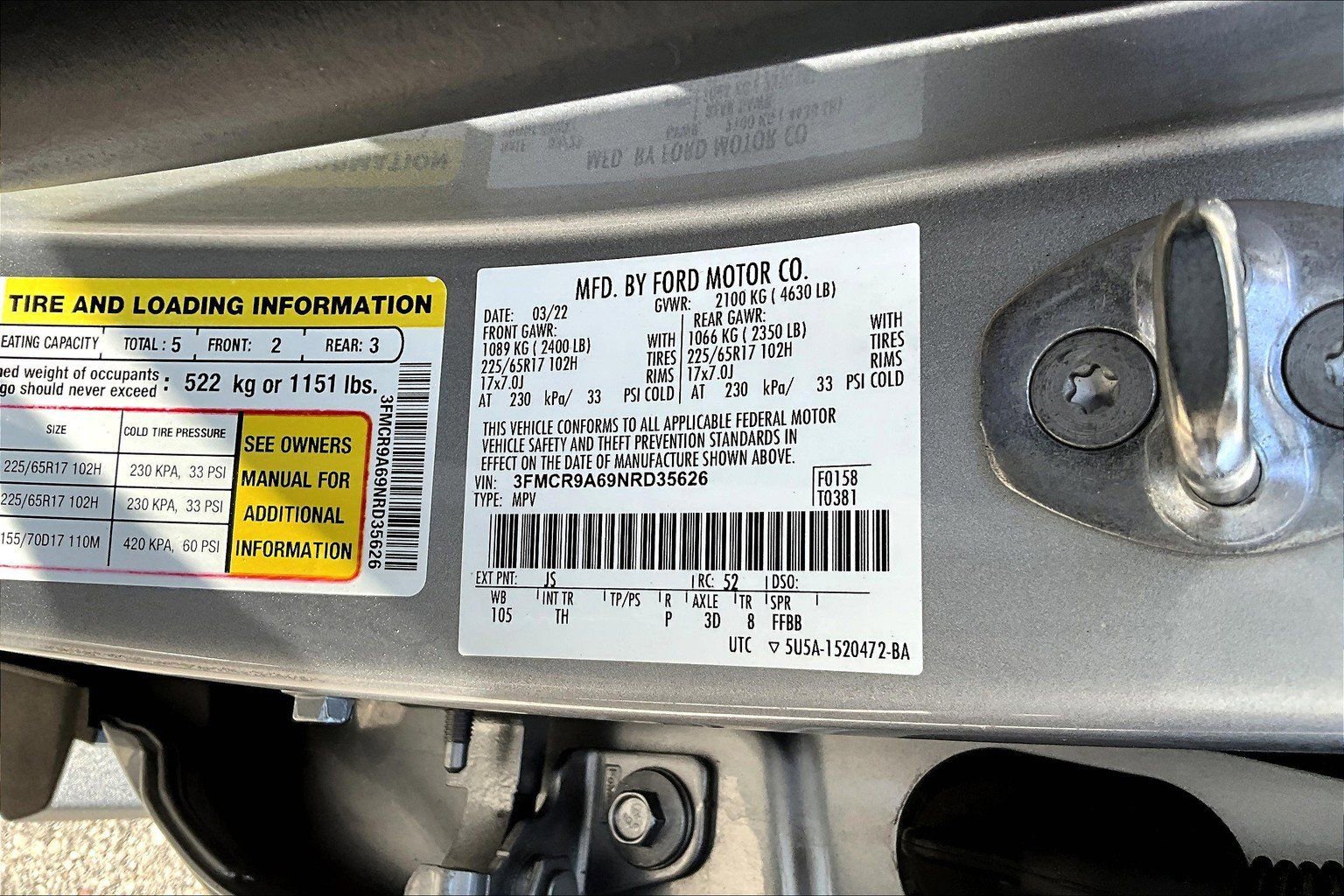 Certified 2022 Ford Bronco Sport image 20