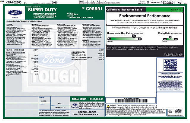 Certified 2023 Ford F350 Limited w/ FX4 Off-Road Package AWD/4WD image 41