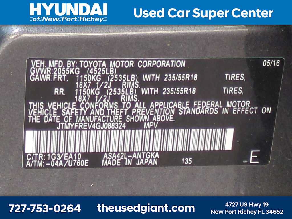 Used 2016 Toyota RAV4 Limited FWD image 34