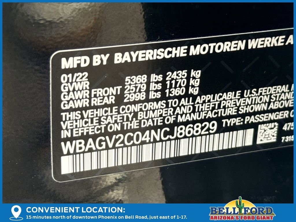 Used 2022 BMW 840i Gran Coupe w/ Comfort Seating Package RWD image 35