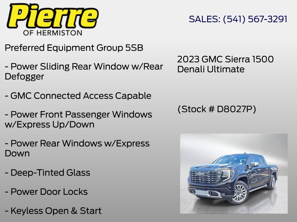 Used 2023 GMC Sierra 1500 Denali Ultimate AWD/4WD image 6