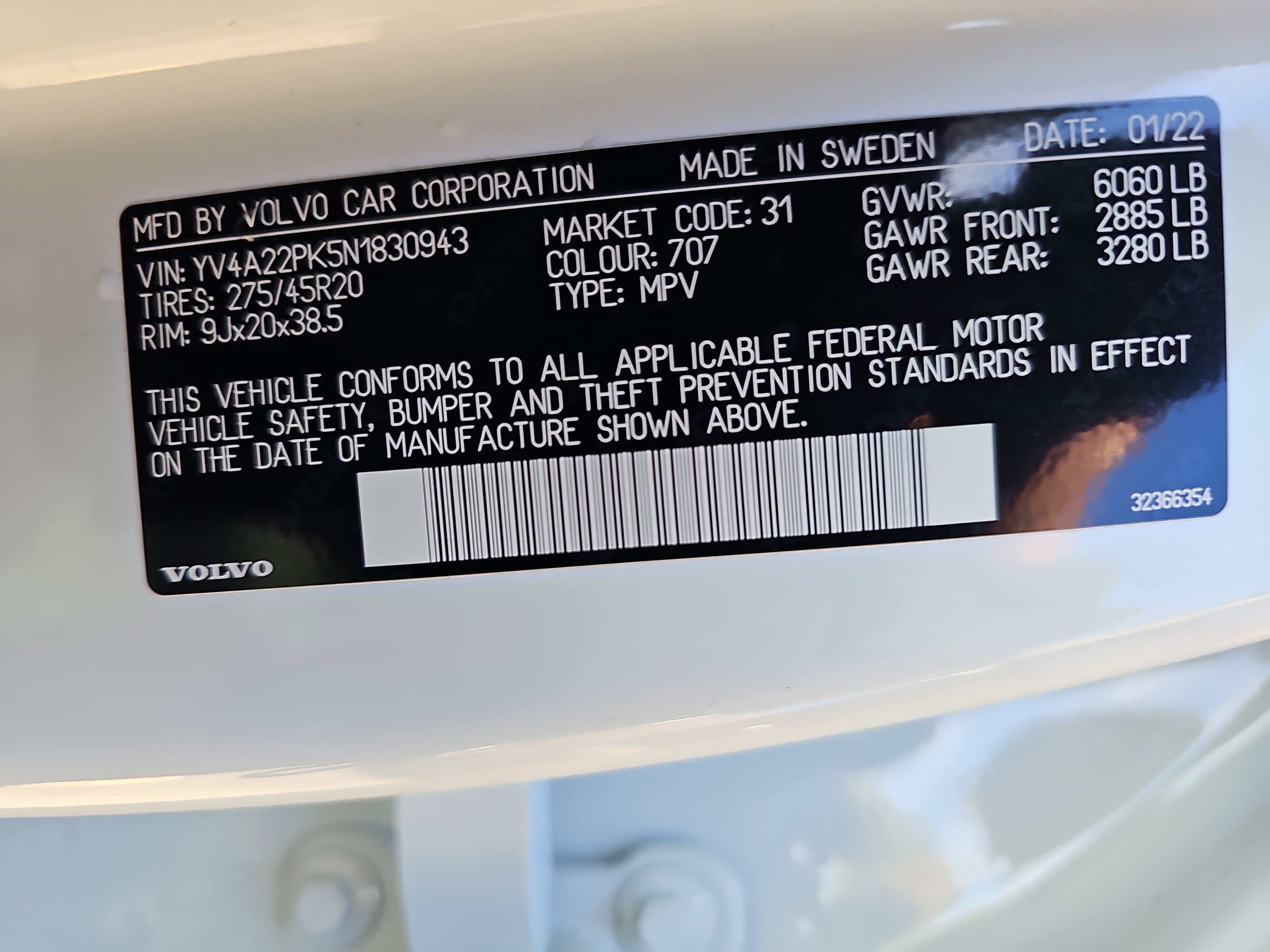 Used 2022 Volvo XC90 T6 Momentum w/ Climate Package image 37