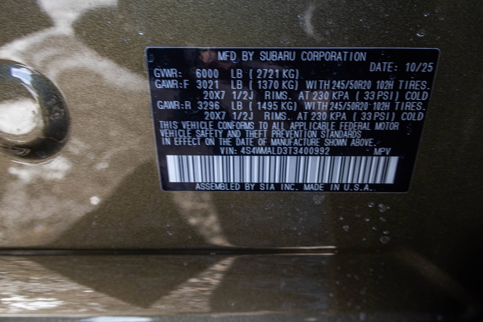 New 2026 Subaru Ascent Bronze Edition AWD/4WD image 41