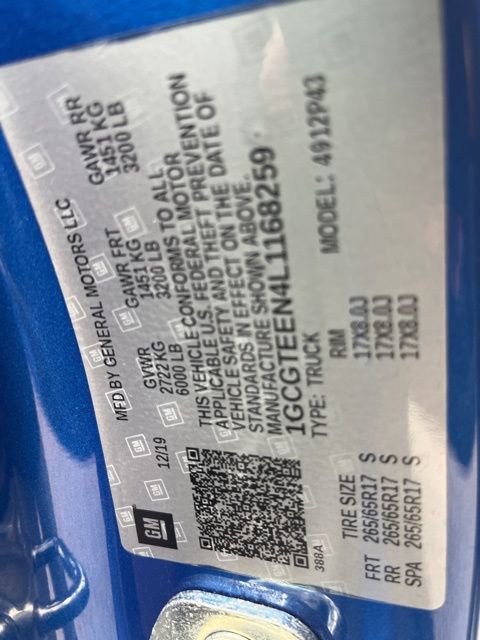 Used 2020 Chevrolet Colorado ZR2 w/ ZR2 Dusk Special Edition image 26