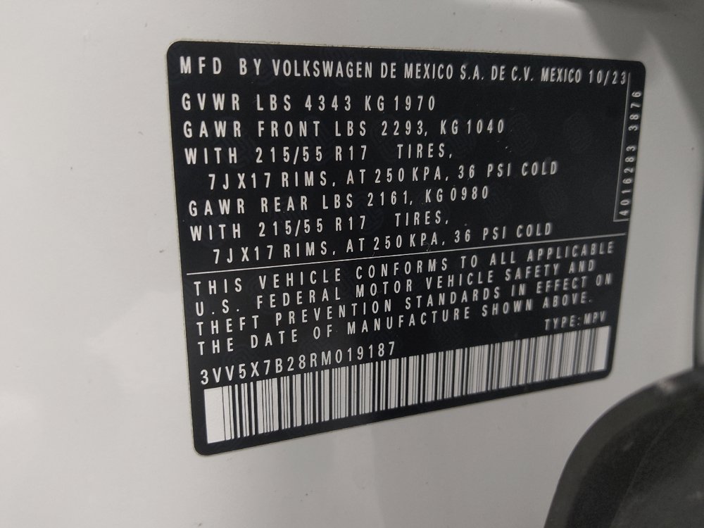 Used 2024 Volkswagen Taos S FWD image 33
