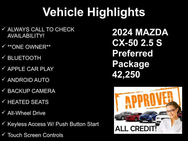 Used 2024 MAZDA CX-50 AWD 2.5 S w/ Preferred Package image 9