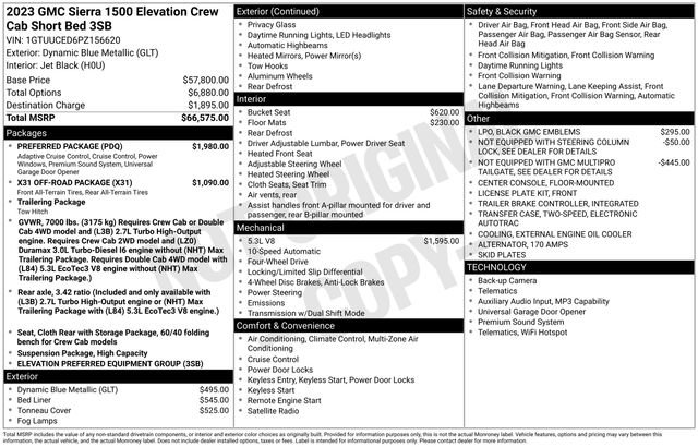 Certified 2023 GMC Sierra 1500 Elevation w/ Preferred Package AWD/4WD image 36