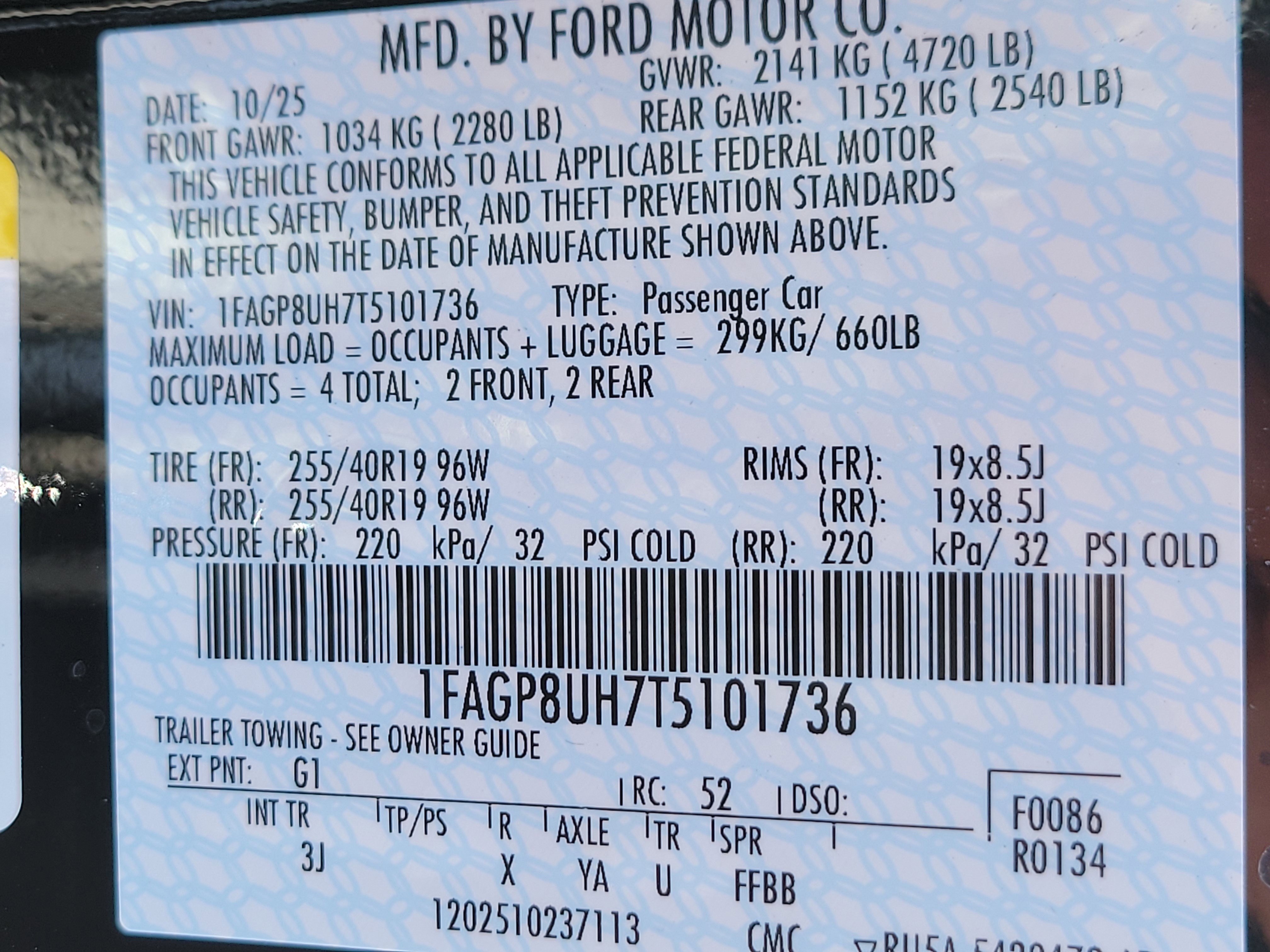 New 2026 Ford Mustang Premium w/ Mustang Nite Pony Package image 23