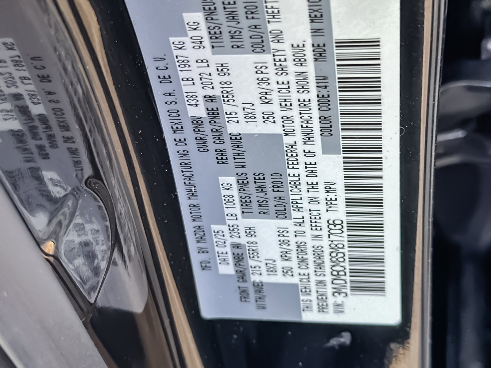 Certified 2025 MAZDA CX-30 AWD 2.5 S w/ Preferred Package image 27