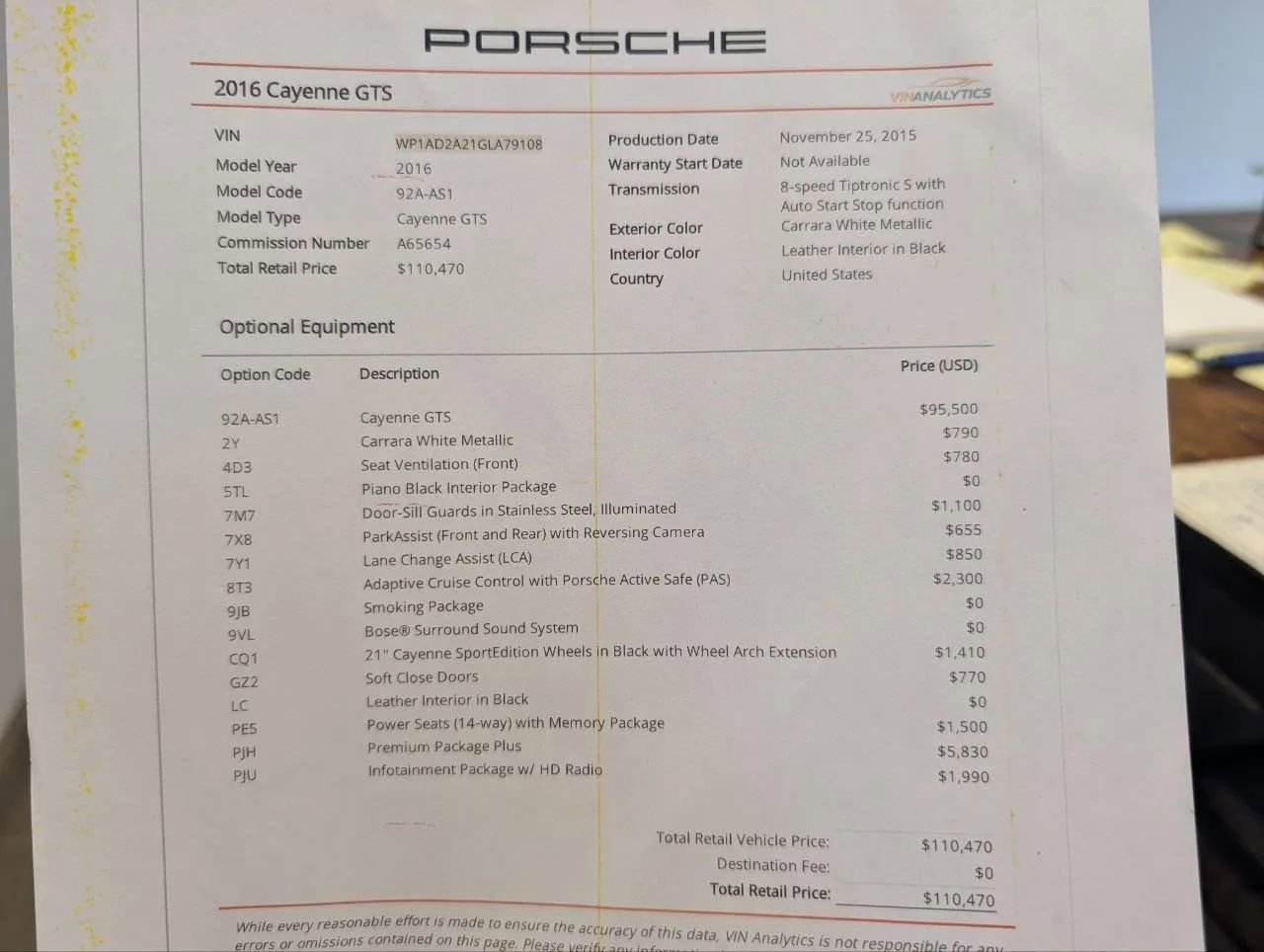 Used 2016 Porsche Cayenne GTS AWD/4WD image 33