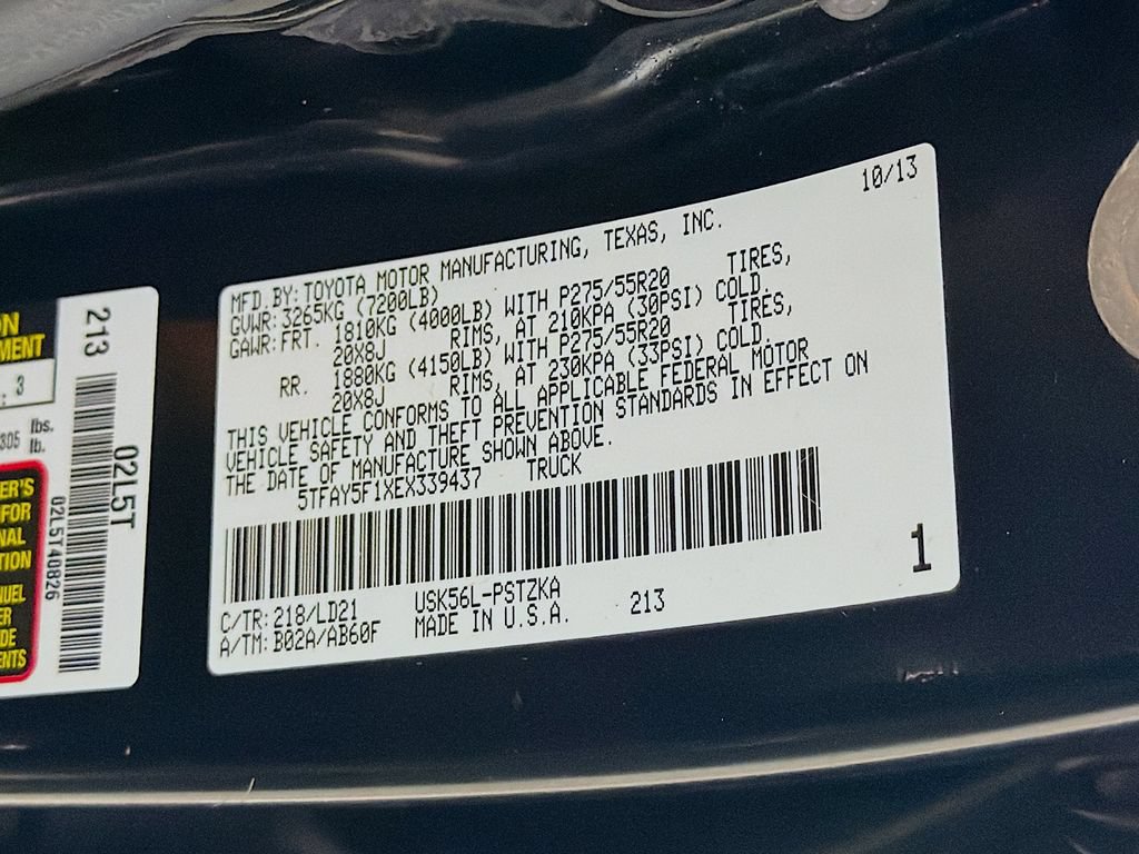 Used 2014 Toyota Tundra 1794 Edition AWD/4WD image 30