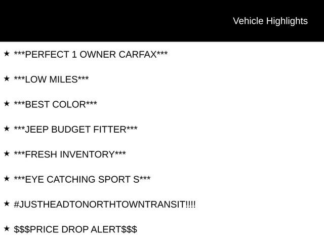 Used 2019 Jeep Wrangler Sport AWD/4WD image 1
