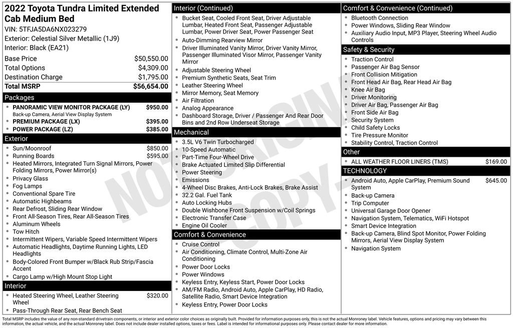 Used 2022 Toyota Tundra Limited image 4