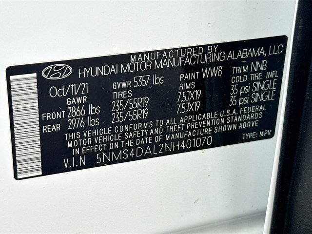 Used 2022 Hyundai Santa Fe Limited AWD/4WD image 40