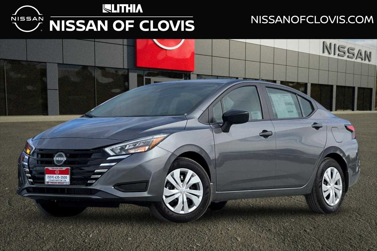 New 2025 Nissan Versa S w/ Trunk Package
