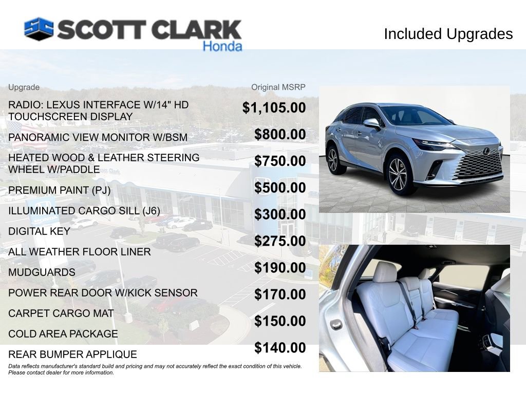 Used 2023 Lexus RX 350 Premium w/ Cold Area Package image 8