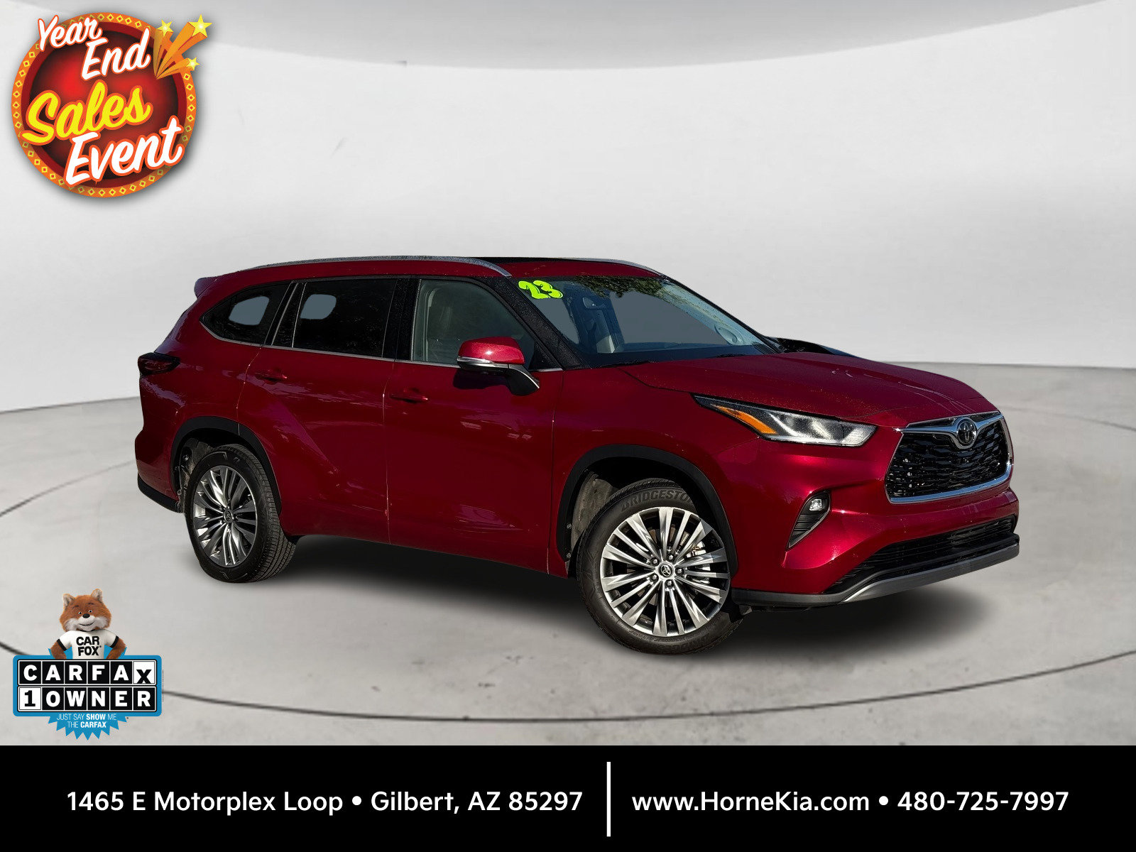 Used 2023 Toyota Highlander Platinum